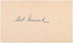 1948 BOB MEUSEL SIGNED GOVERNMENT POSTCARD.