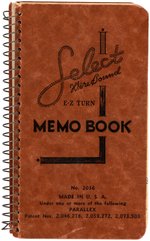 1940s BASEBALL STARS MULTI-SIGNED MEMO BOOK W/OVER 80 SIGNATURES.