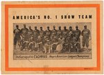 C. 1955 NEGRO LEAGUE BASEBALL PROGRAM INDIANAPOLIS VS. NEW YORK.