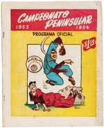 1953-54 MEXICAN BASEBALL LEAGUE OFFICIAL PROGRAM.