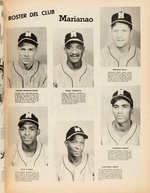 1953-54 CUBAN BASEBALL OFFICIAL PROGRAM/YEARBOOK.