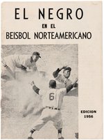 1956 THE NEGRO IN NORTH AMERICAN BASEBALL BOOKLET.