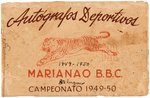 1949-50 MARIANO B.B.C. (CUBAN LEAGUE) AUTOGRAPH/YEARBOOK.