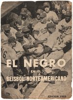 1955 THE NEGRO IN NORTH AMERICAN BASEBALL BOOKLET.