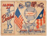 1954-55 PUERTO RICAN BASEBALL LEAGUE ALBUM/YEARBOOK.