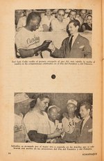 1947 CUBAN BASEBALL LEAGUE ALMANAQUE PROGRAM.