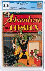 "ADVENTURE COMICS" #57 DECEMBER 1940 CGC 3.5 VG-.