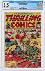 "THRILLING COMICS" #44 OCTOBER 1944 CGC 5.5 FN-.