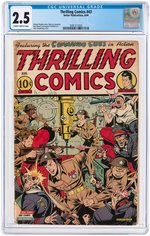 "THRILLING COMICS" #43 AUGUST 1944 CGC 2.5 GOOD.