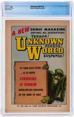 "UNKNOWN WORLD" #1 JUNE 1952 CGC 4.5 VG+.