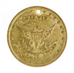 HARRISON 1840 MEDALET NEAR UNCIRCULATED AND AN UNLISTED VARIETY.