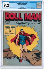 "DOLL MAN QUARTERLY" #8 SPRING 1946 CGC 9.2 NM- (FIRST TORCHY).