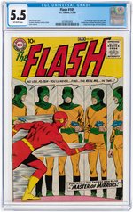 "FLASH"#105 FEBRUARY-MARCH 1959 CGC 5.5 FN- (FIRST MIRROR MASTER).