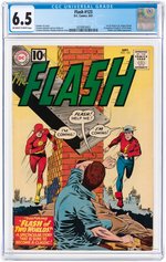 "FLASH" #123 SEPTEMBER 1961 CGC 6.5 FINE+ (FLASH OF TWO WORLDS).