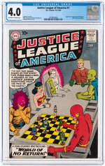 "JUSTICE LEAGUE OF AMERICA" #1 OCTOBER-NOVEMBER 1960 CGC 4.0 VG (FIRST DESPERO).