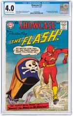 "SHOWCASE" #13 MARCH-APRIL 1958 CGC 4.0 VG (THIRD APPEARANCE OF SILVER AGE FLASH).