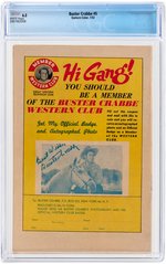 "BUSTER CRABBE" #5 JULY 1952 CGC 6.5 FN+.