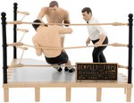 "AURORA GREAT MOMENTS IN SPORT - DEMPSEY VS FIRPO" BUILT-UP STORE DISPLAY MODEL ISSUED BY AURORA.
