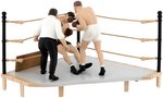 "AURORA GREAT MOMENTS IN SPORT - DEMPSEY VS FIRPO" BUILT-UP STORE DISPLAY MODEL ISSUED BY AURORA.
