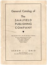 "GENERAL CATALOG OF THE SAALFIELD PUBLISHING COMPANY" 1936 RETAILER'S CATALOG.