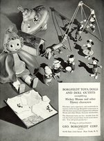RARE FIRST "MICKEY MOUSE MERCHANDISE" RETAILER'S 1934 CATALOG WITH ENVELOPE.