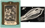 SPACE PATROL TV MAGS/CAST FOLDER/ROCKET CARD