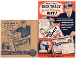 “DICK TRACY JUNIOR DETECTIVE KIT” PREMIUM- BOTH VARIETIES ISSUED.