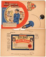 “DICK TRACY JUNIOR DETECTIVE KIT” PREMIUM- BOTH VARIETIES ISSUED.