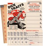 “DICK TRACY JUNIOR DETECTIVE KIT” PREMIUM- BOTH VARIETIES ISSUED.