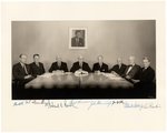 JOHN F. KENNEDY ASSASSINATION WARREN COMMISSION SIGNED GROUP PHOTO.