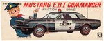 "BANDAI MUSTANG FBI COMMANDER" BOXED FRICTION CAR.