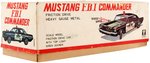 "BANDAI MUSTANG FBI COMMANDER" BOXED FRICTION CAR.