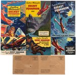 "CAPTAIN MIDNIGHT" COMPLETE COLLECTION OF HIS FIRST SEVEN CLUB MANUALS.