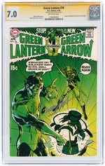 "GREEN LANTERN" #76 APRIL 1970 CGC 7.0 FINE/VF - SIGNATURE SERIES.