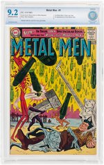 "METAL MEN" #1 APRIL-MAY 1963 CBCS 9.2 NM- (FIRST METAL MEN IN THEIR OWN TITLE).