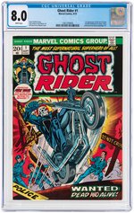 "GHOST RIDER" #1 SEPTEMBER 1973 CGC 8.0 VF (FIRST SON OF SATAN).