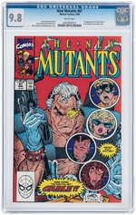 "NEW MUTANTS" #87 MARCH 1990 CGC 9.8 NM/MINT (FIRST CABLE).