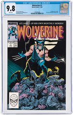 "WOLVERINE" #1 NOVEMBER 1988 CGC 9.8 NM/MINT.