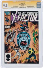 "X-FACTOR" #6 JULY 1986 CGC 9.6 NM+ - SIGNATURE SERIES (FIRST APOCALYPSE).