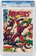 "AVENGERS" #55  SEPTEMBER 1968 CGC 9.4 NM (FIRST ULTRON-5).