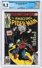 "AMAZING SPIDER-MAN" #194 JULY 1979 CGC 9.2 NM- (FIRST BLACK CAT).