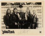 "JUDAS PRIEST" SIGNED PUBLICITY PHOTO.