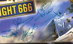 IRON MAIDEN BAND-SIGNED "FLIGHT 666" PROMOTIONAL POSTER.