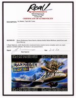 IRON MAIDEN BAND-SIGNED "FLIGHT 666" PROMOTIONAL POSTER.