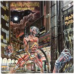 IRON MAIDEN "SOMEWHERE IN TIME" SIGNED ALBUM.