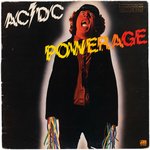 AC/DC RARE FULL BAND SIGNED "POWERAGE" PROMO ALBUM WITH BON SCOTT.