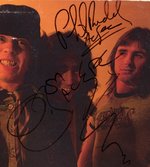 AC/DC RARE FULL BAND SIGNED "POWERAGE" PROMO ALBUM WITH BON SCOTT.