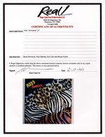 KISS SIGNED "ANIMALIZE" ALBUM PLUS BACKSTAGE PASS.