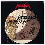 METALLICA SIGNED "ONE" PICTURE DISC.