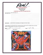 KISS SIGNED "SONIC BOOM" ALBUM.